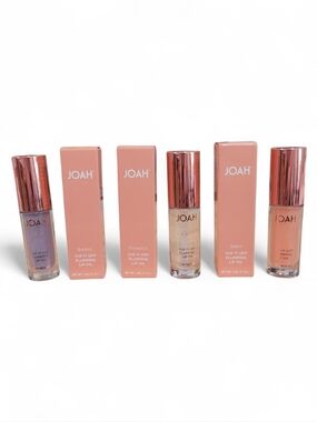 Joah Drinks On Me Plumping Lip Oil Trio Bubbly Bellini Posecco Tited Sheer